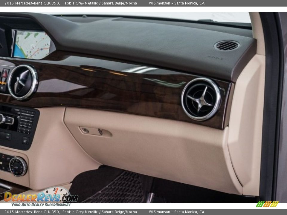 2015 Mercedes-Benz GLK 350 Pebble Grey Metallic / Sahara Beige/Mocha Photo #23