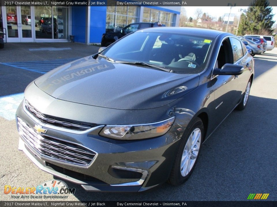 2017 Chevrolet Malibu LT Nightfall Gray Metallic / Jet Black Photo #10