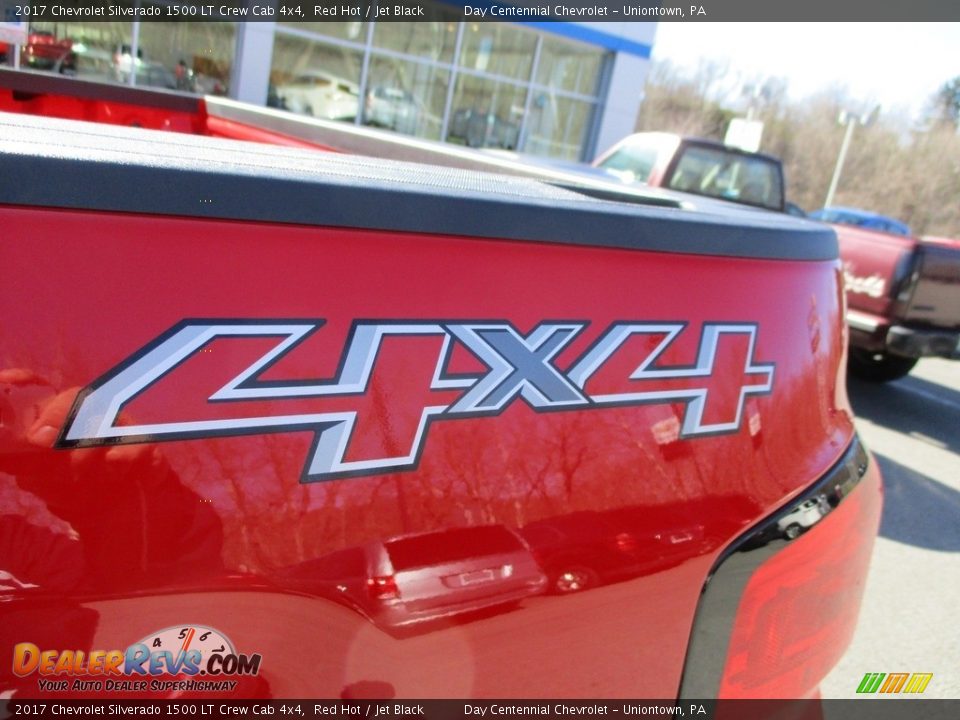 2017 Chevrolet Silverado 1500 LT Crew Cab 4x4 Red Hot / Jet Black Photo #4