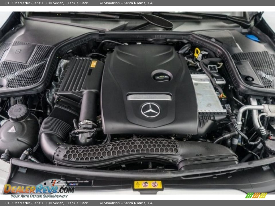 2017 Mercedes-Benz C 300 Sedan Black / Black Photo #9