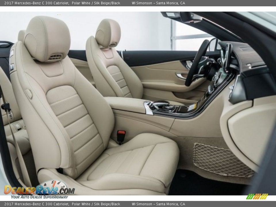 2017 Mercedes-Benz C 300 Cabriolet Polar White / Silk Beige/Black Photo #2
