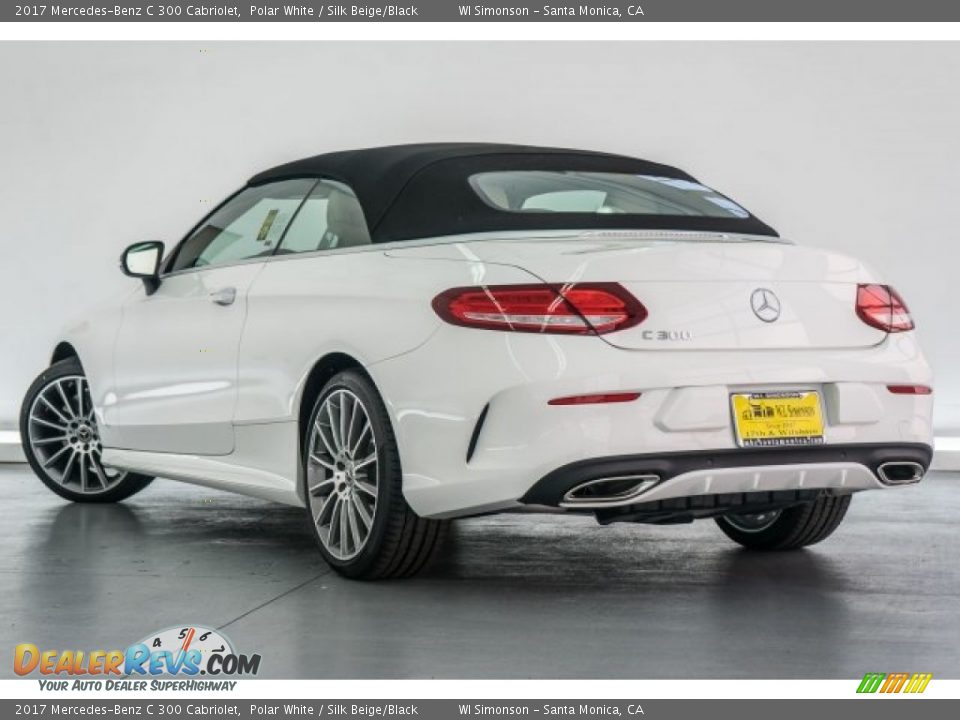 2017 Mercedes-Benz C 300 Cabriolet Polar White / Silk Beige/Black Photo #3