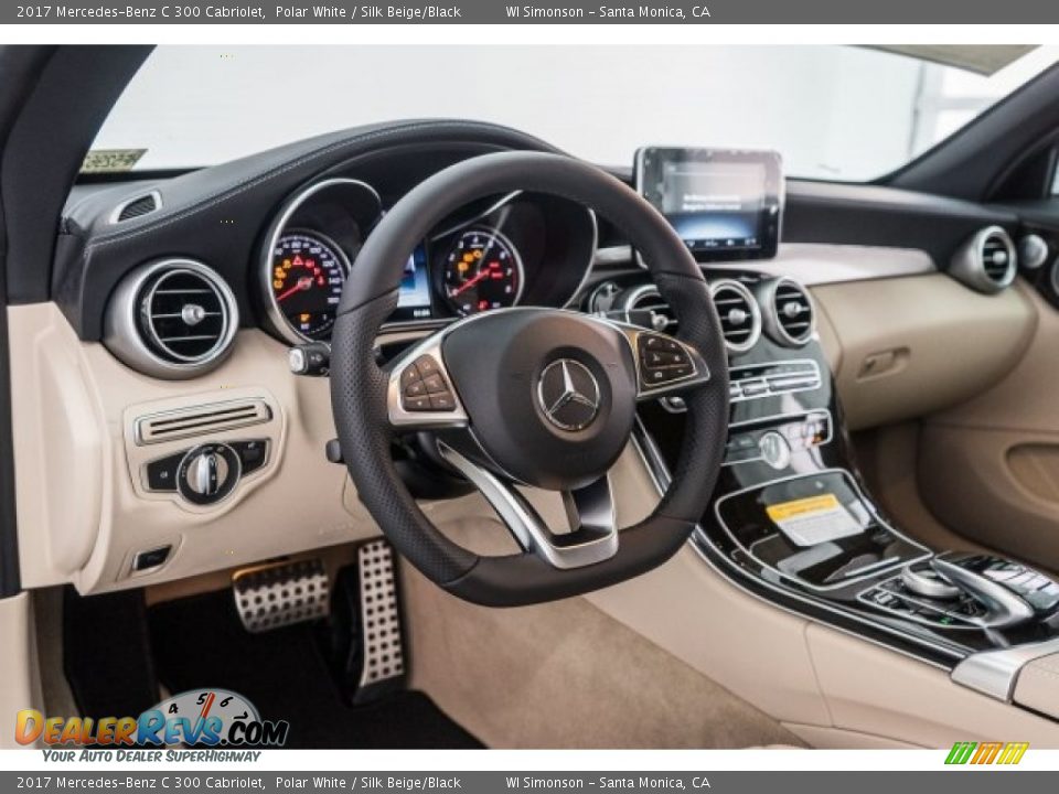 2017 Mercedes-Benz C 300 Cabriolet Polar White / Silk Beige/Black Photo #5