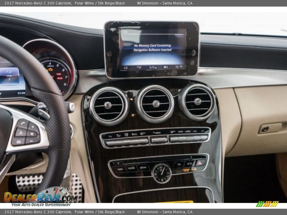 2017 Mercedes-Benz C 300 Cabriolet Polar White / Silk Beige/Black Photo #8