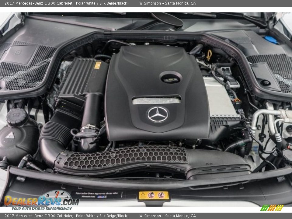 2017 Mercedes-Benz C 300 Cabriolet Polar White / Silk Beige/Black Photo #9