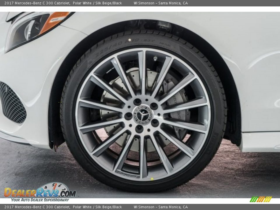 2017 Mercedes-Benz C 300 Cabriolet Polar White / Silk Beige/Black Photo #10