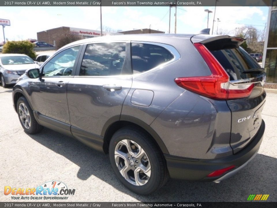 2017 Honda CR-V LX AWD Modern Steel Metallic / Gray Photo #2