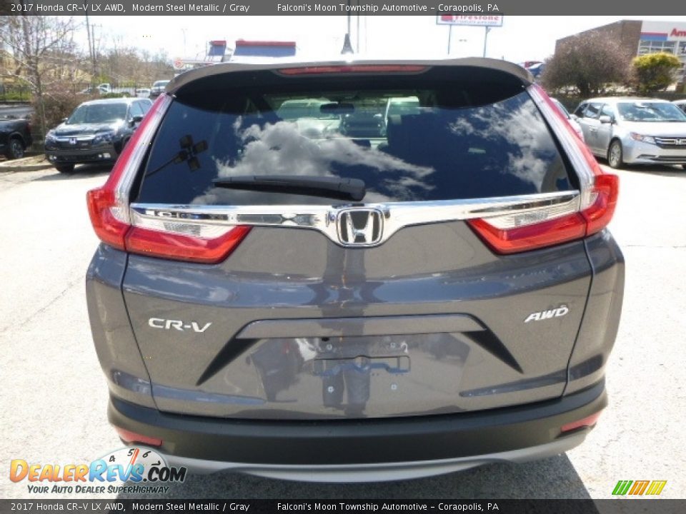 2017 Honda CR-V LX AWD Modern Steel Metallic / Gray Photo #3