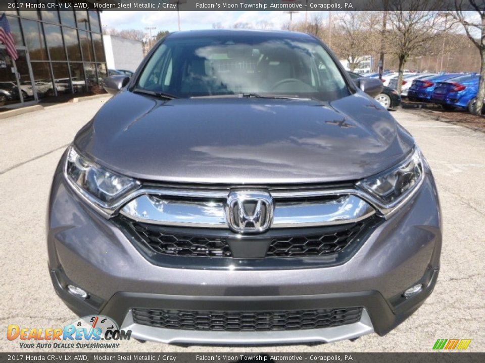 2017 Honda CR-V LX AWD Modern Steel Metallic / Gray Photo #6