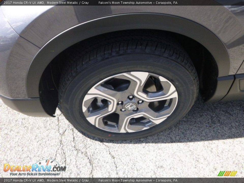 2017 Honda CR-V LX AWD Modern Steel Metallic / Gray Photo #7