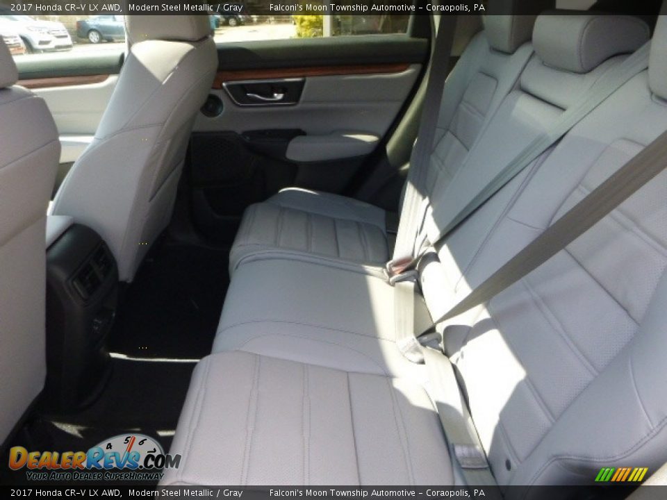 2017 Honda CR-V LX AWD Modern Steel Metallic / Gray Photo #9
