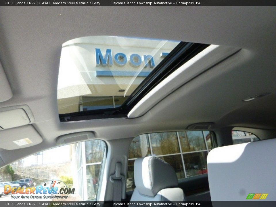 2017 Honda CR-V LX AWD Modern Steel Metallic / Gray Photo #11