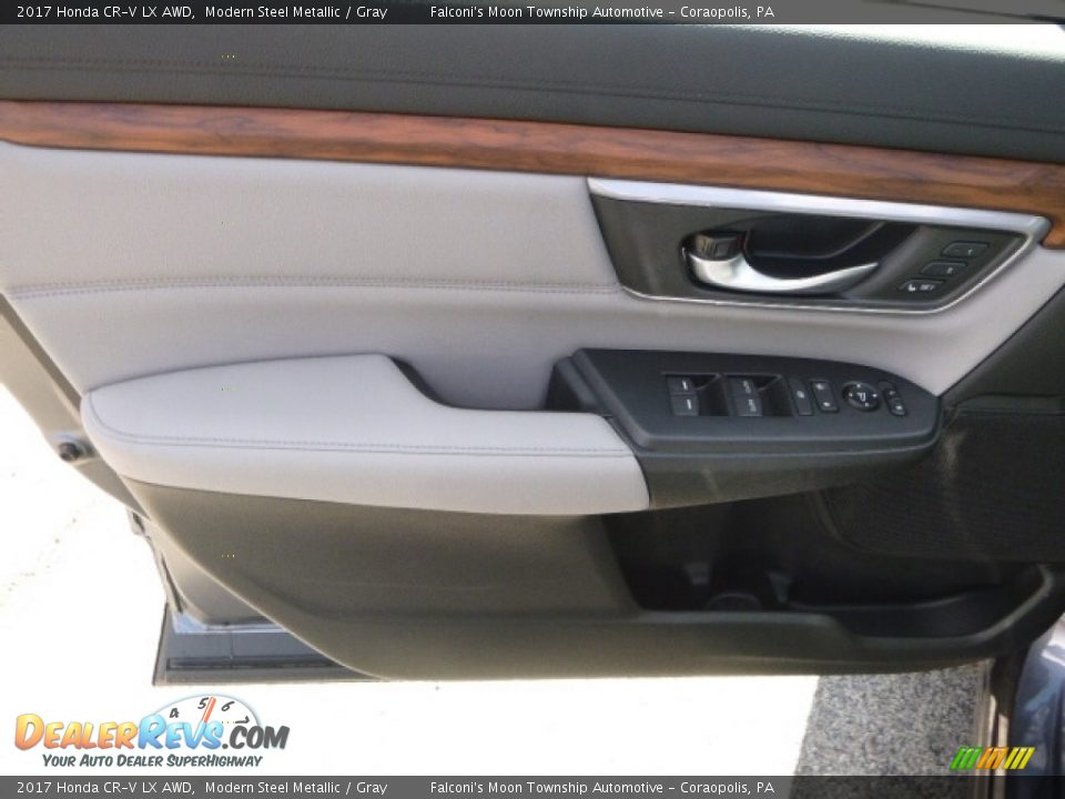 2017 Honda CR-V LX AWD Modern Steel Metallic / Gray Photo #12