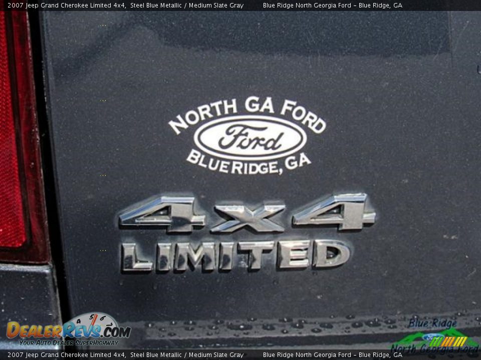 2007 Jeep Grand Cherokee Limited 4x4 Steel Blue Metallic / Medium Slate Gray Photo #35