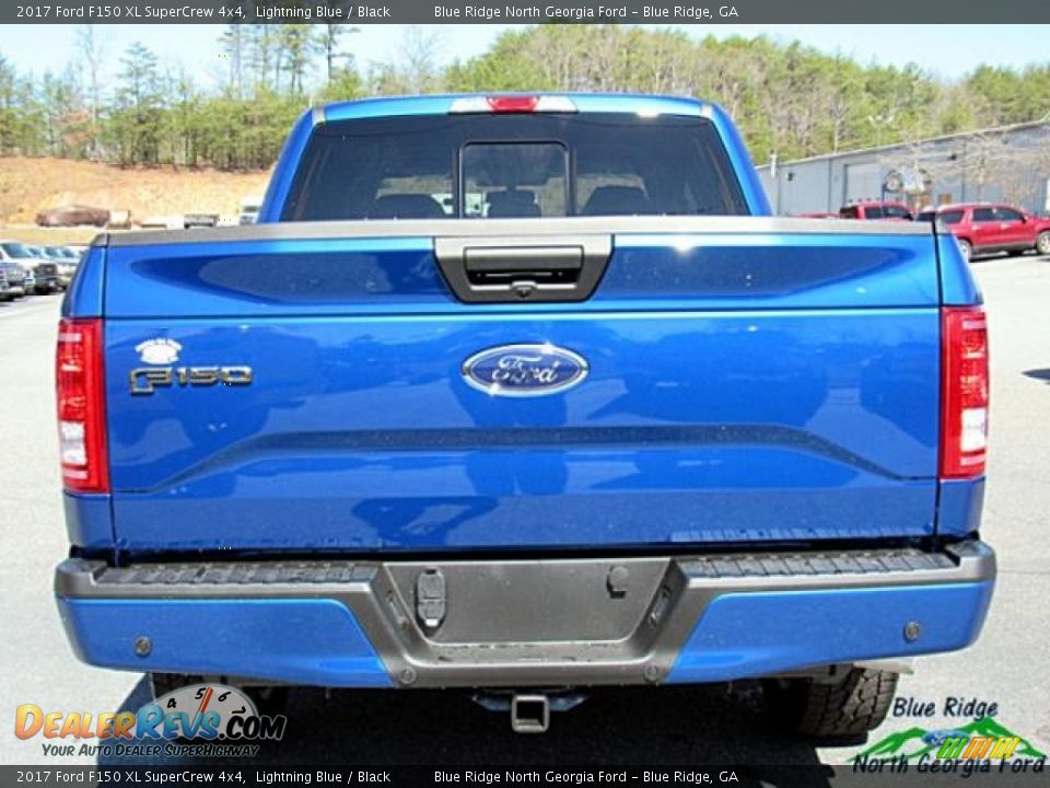 2017 Ford F150 XL SuperCrew 4x4 Lightning Blue / Black Photo #4