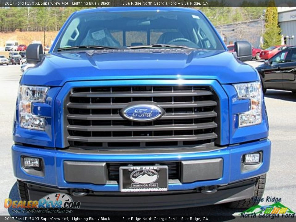 2017 Ford F150 XL SuperCrew 4x4 Lightning Blue / Black Photo #8