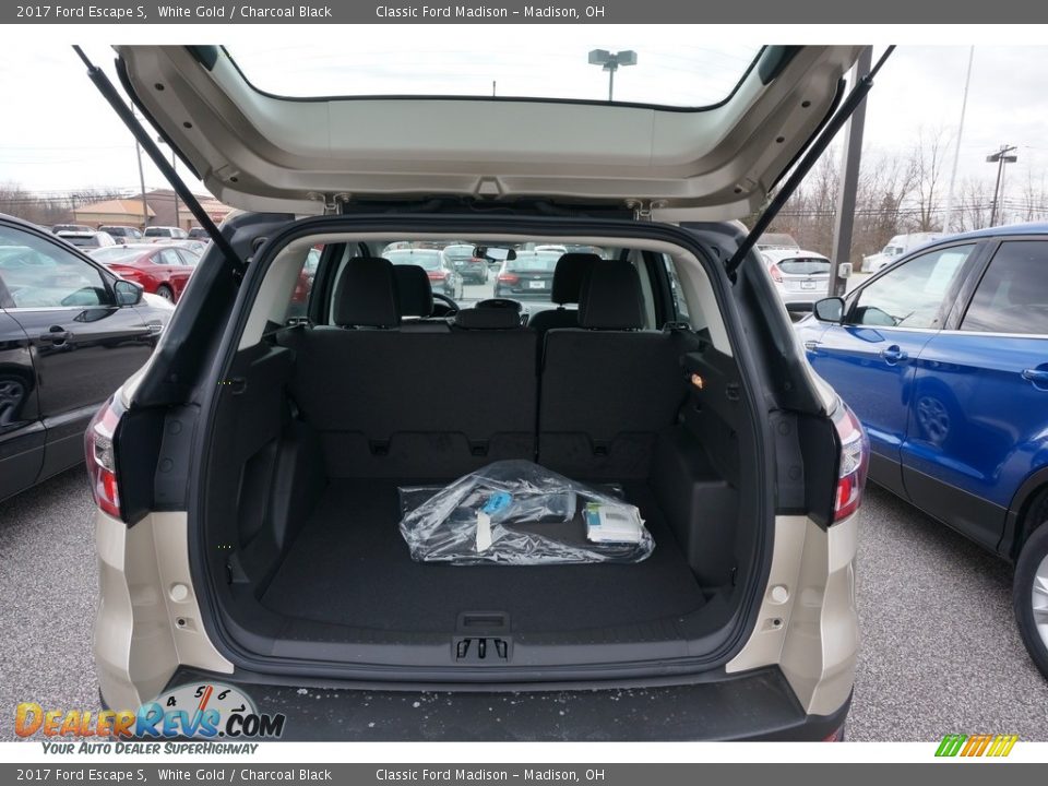 2017 Ford Escape S White Gold / Charcoal Black Photo #6