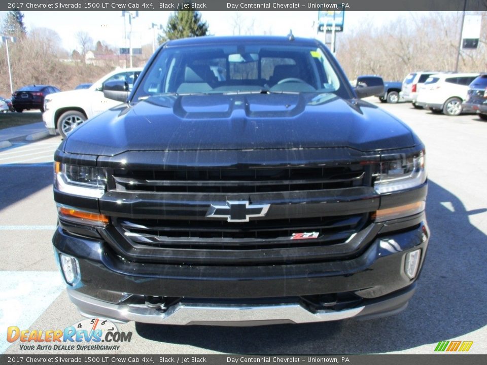 2017 Chevrolet Silverado 1500 LT Crew Cab 4x4 Black / Jet Black Photo #9