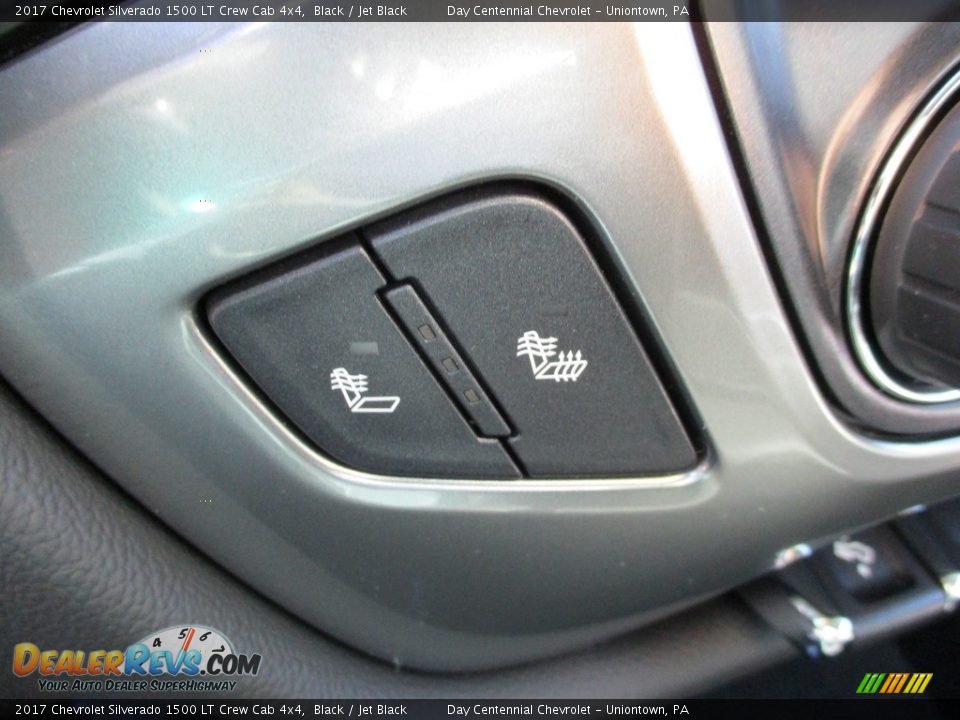 2017 Chevrolet Silverado 1500 LT Crew Cab 4x4 Black / Jet Black Photo #17