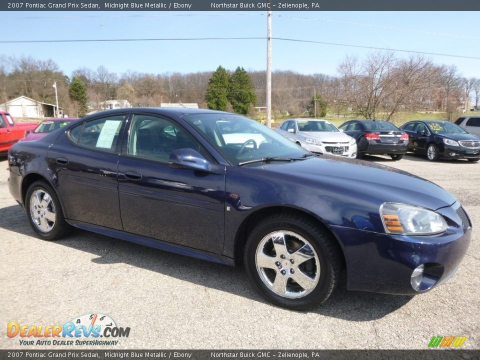 2007 Pontiac Grand Prix Sedan Midnight Blue Metallic / Ebony Photo #4