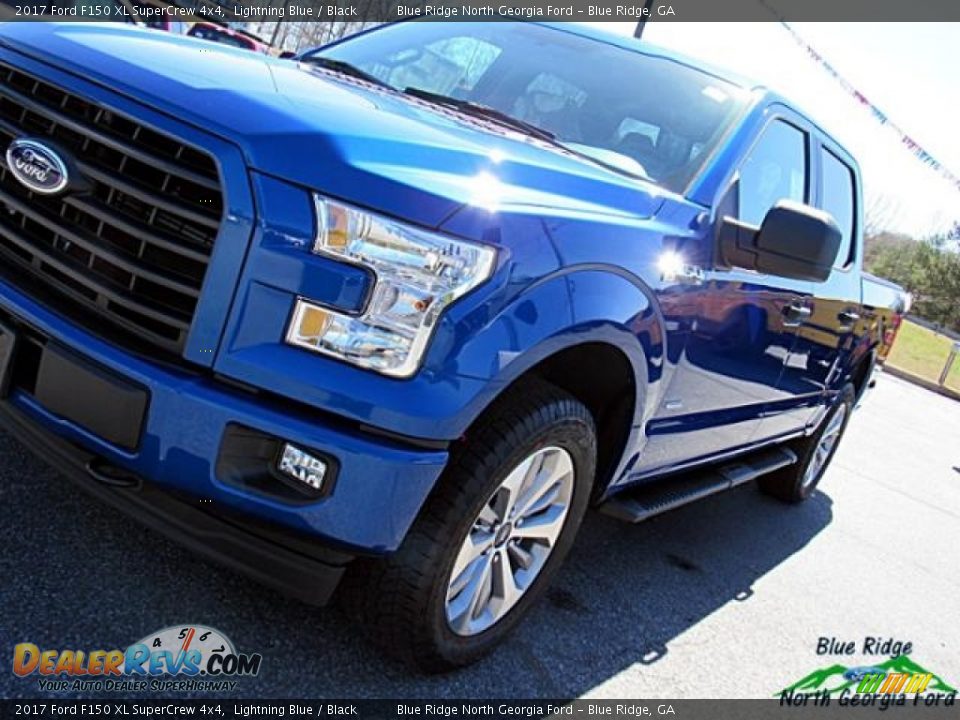 2017 Ford F150 XL SuperCrew 4x4 Lightning Blue / Black Photo #33