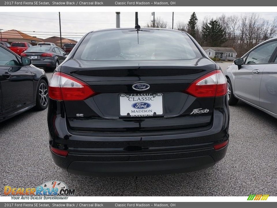 2017 Ford Fiesta SE Sedan Shadow Black / Charcoal Black Photo #2