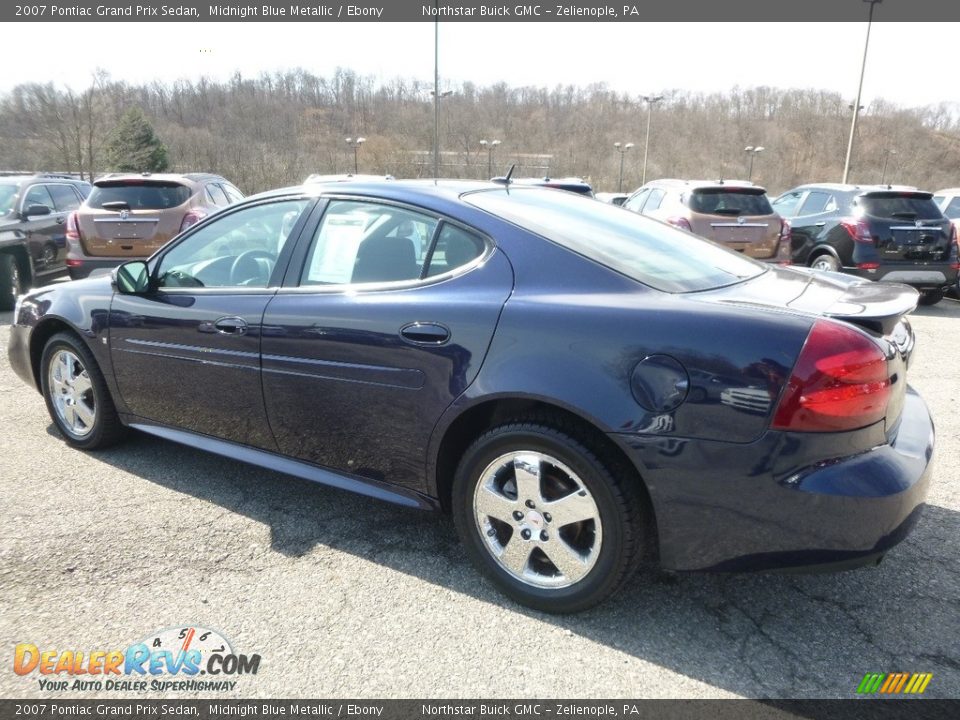 2007 Pontiac Grand Prix Sedan Midnight Blue Metallic / Ebony Photo #11