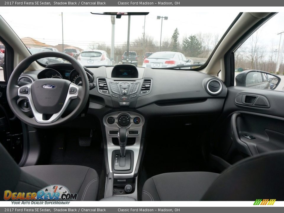 2017 Ford Fiesta SE Sedan Shadow Black / Charcoal Black Photo #3
