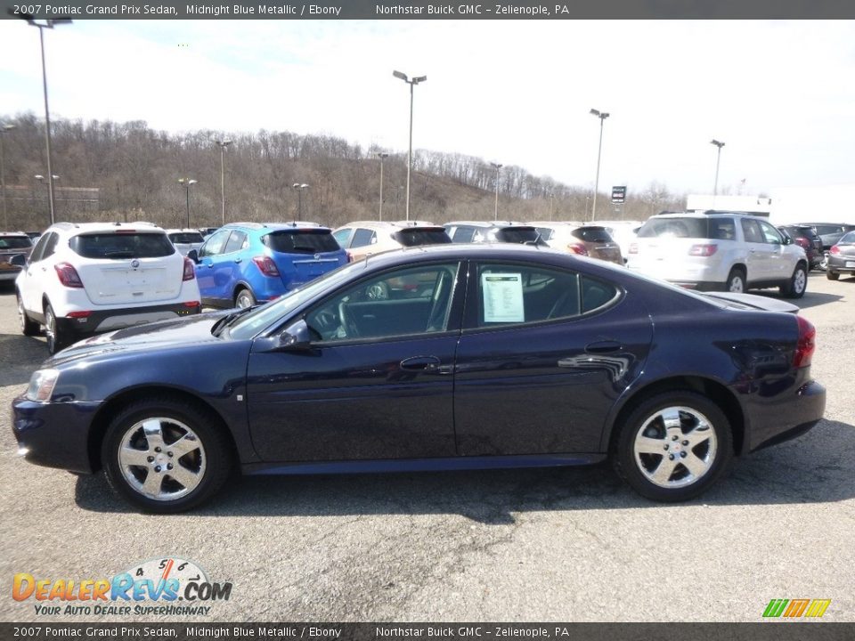 2007 Pontiac Grand Prix Sedan Midnight Blue Metallic / Ebony Photo #12