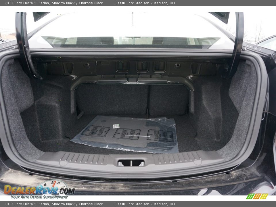 2017 Ford Fiesta SE Sedan Shadow Black / Charcoal Black Photo #4