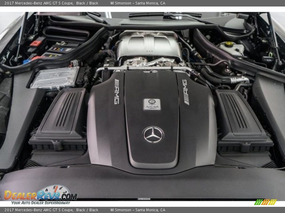 2017 Mercedes-Benz AMG GT S Coupe 4.0 Liter AMG Twin-Turbocharged DOHC 32-Valve VVT V8 Engine Photo #9