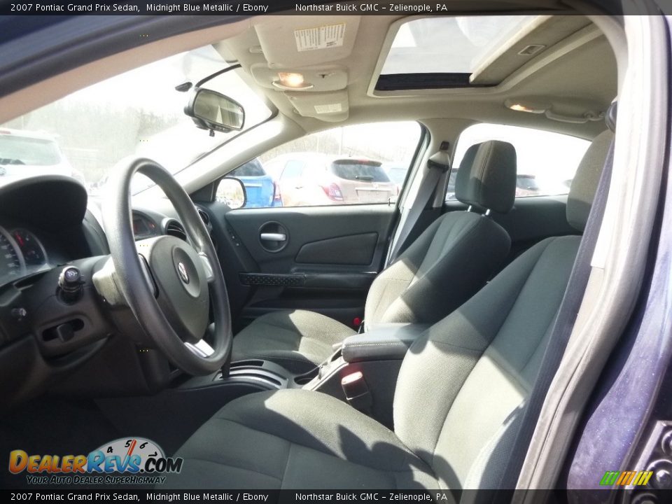 2007 Pontiac Grand Prix Sedan Midnight Blue Metallic / Ebony Photo #14