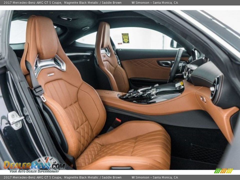 Saddle Brown Interior - 2017 Mercedes-Benz AMG GT S Coupe Photo #2