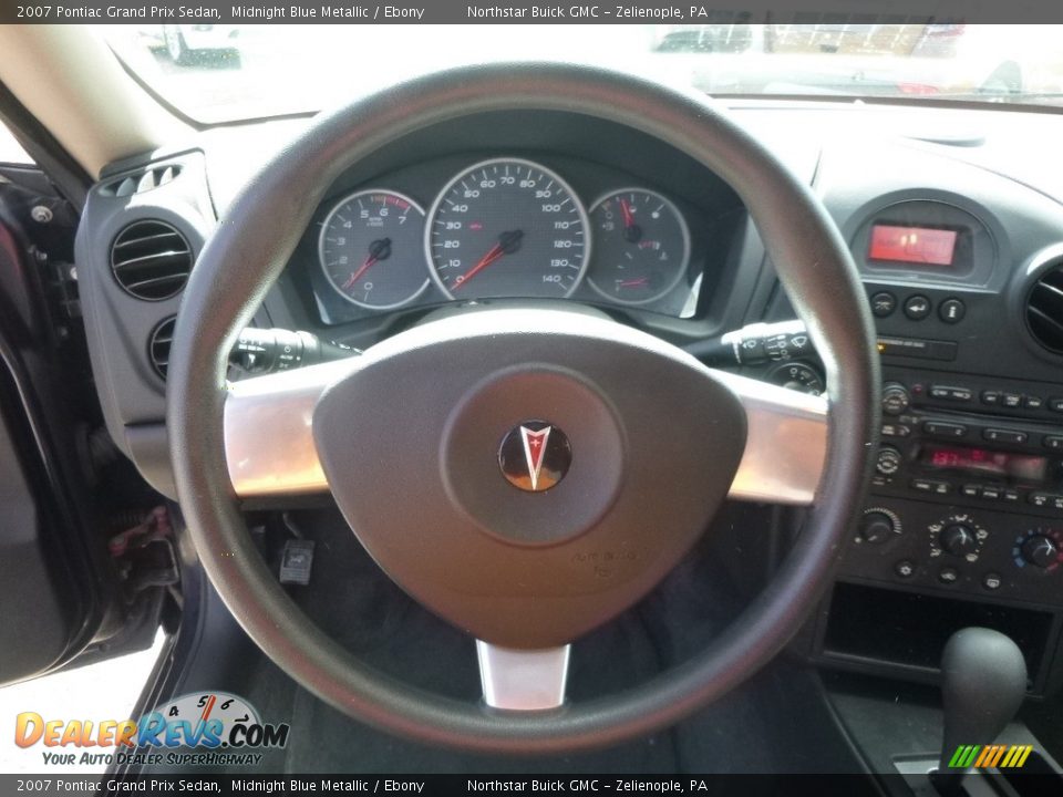 2007 Pontiac Grand Prix Sedan Midnight Blue Metallic / Ebony Photo #23