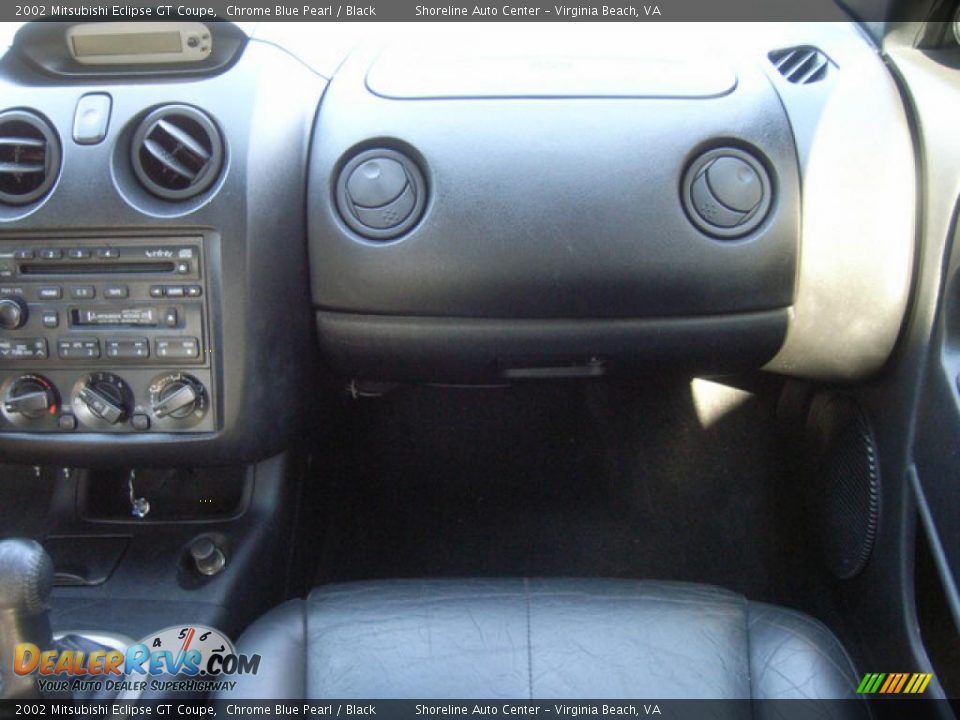 2002 Mitsubishi Eclipse GT Coupe Chrome Blue Pearl / Black Photo #13