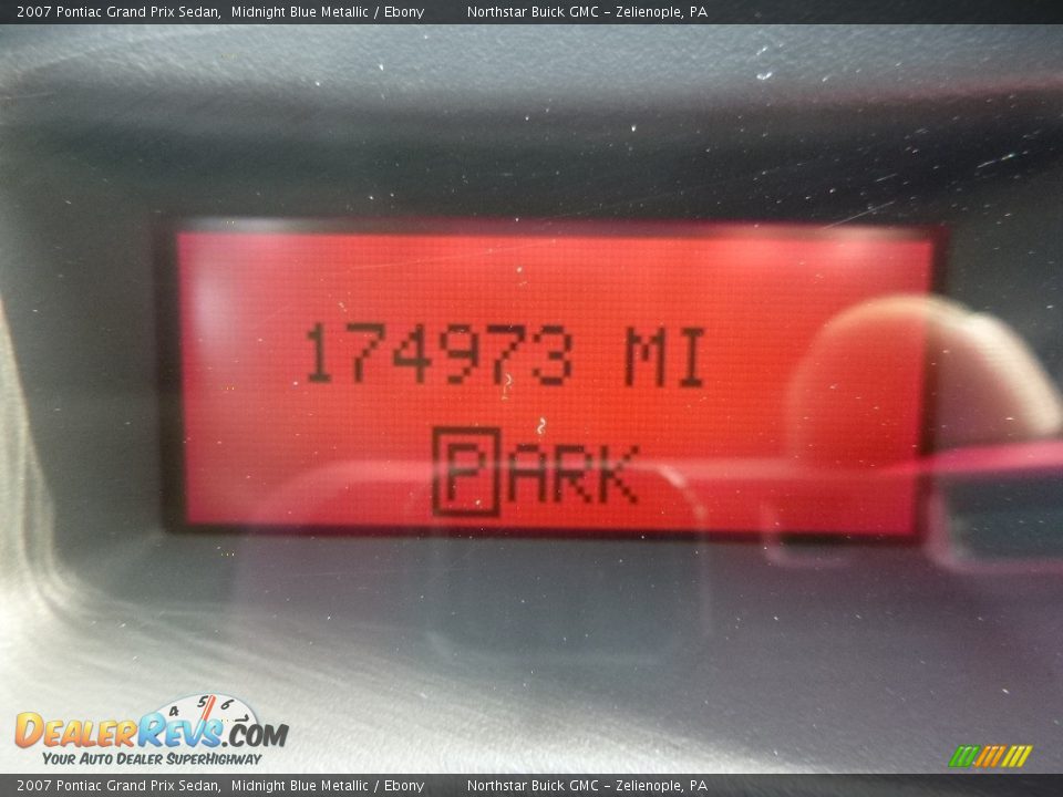 2007 Pontiac Grand Prix Sedan Midnight Blue Metallic / Ebony Photo #30