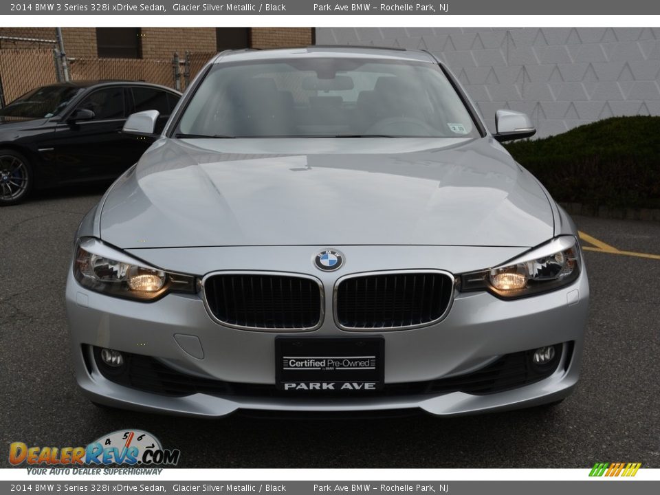 2014 BMW 3 Series 328i xDrive Sedan Glacier Silver Metallic / Black Photo #7