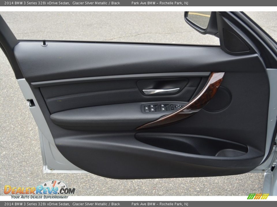 2014 BMW 3 Series 328i xDrive Sedan Glacier Silver Metallic / Black Photo #8