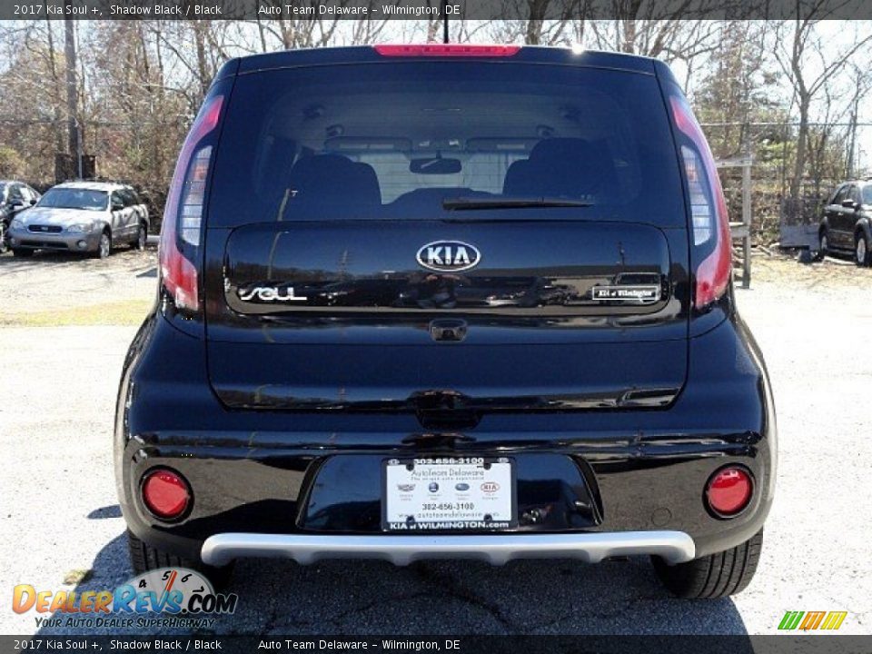 2017 Kia Soul + Shadow Black / Black Photo #5