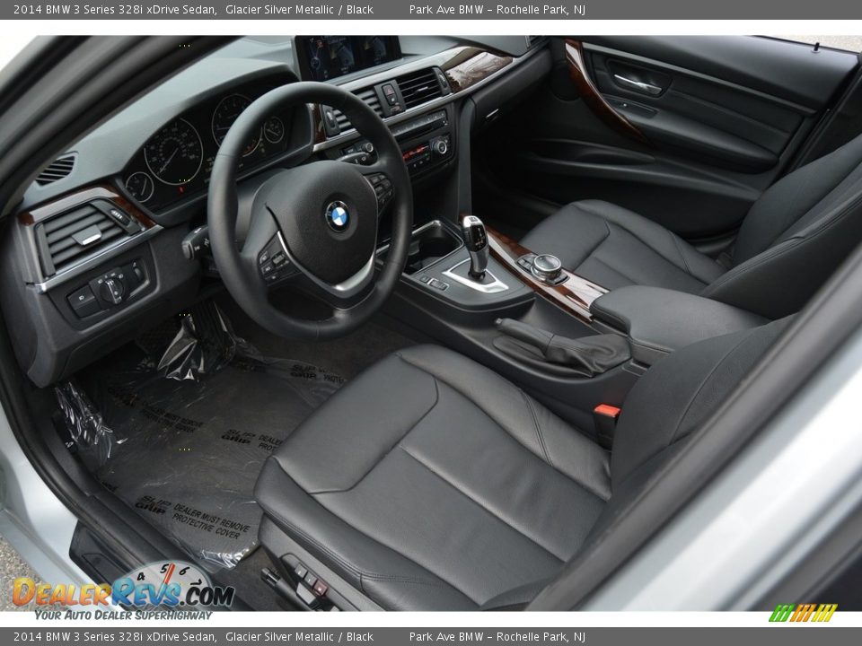 2014 BMW 3 Series 328i xDrive Sedan Glacier Silver Metallic / Black Photo #10