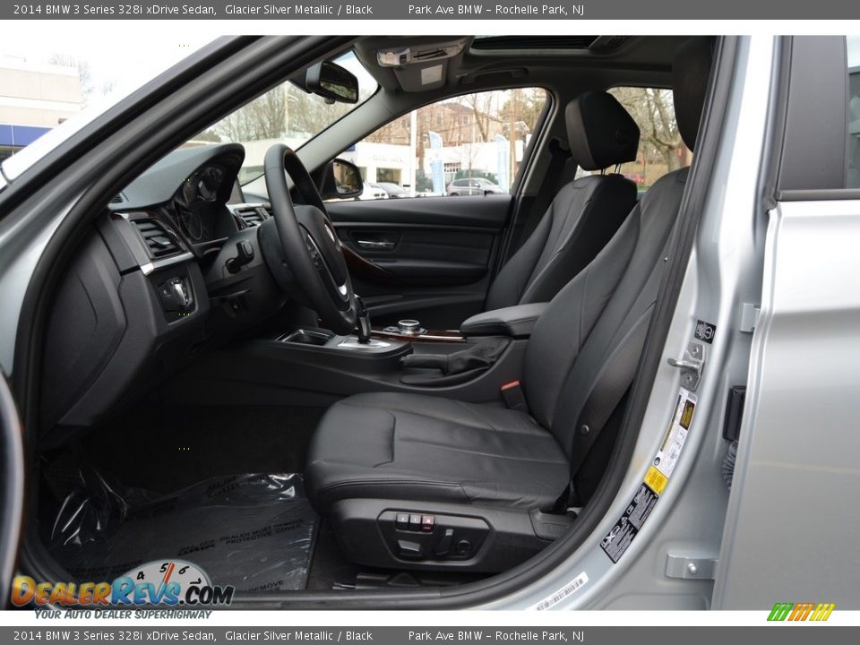 2014 BMW 3 Series 328i xDrive Sedan Glacier Silver Metallic / Black Photo #11