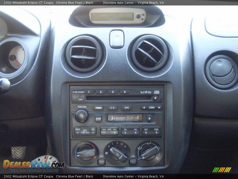 2002 Mitsubishi Eclipse GT Coupe Chrome Blue Pearl / Black Photo #14
