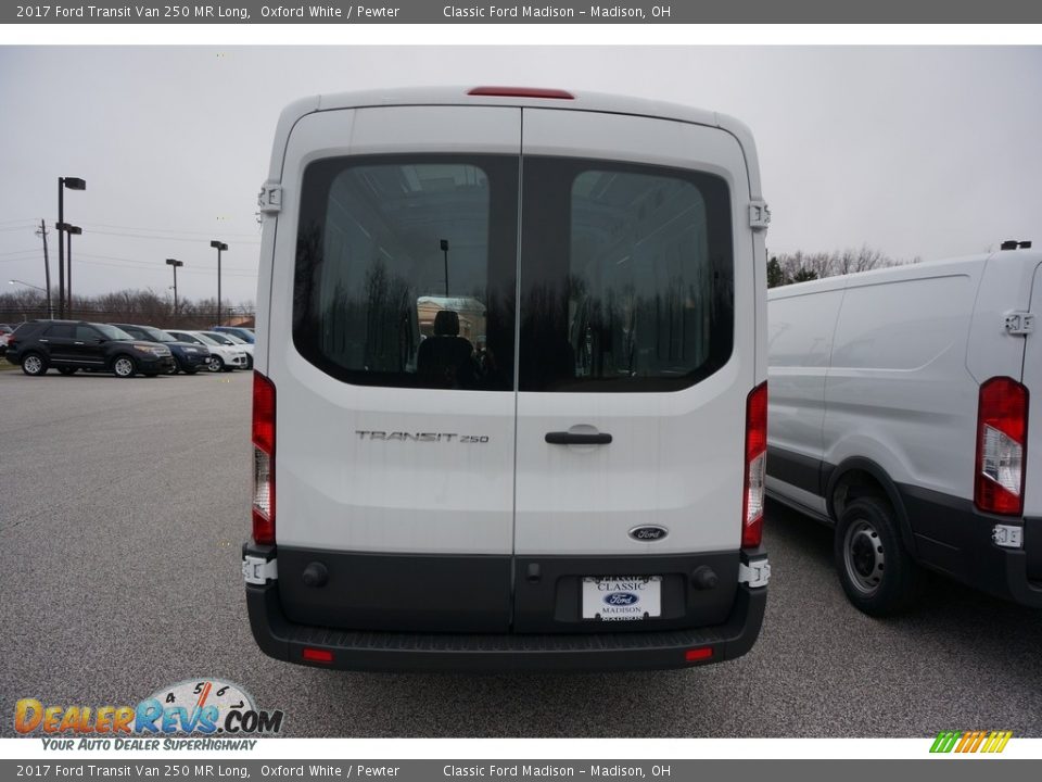 2017 Ford Transit Van 250 MR Long Oxford White / Pewter Photo #3