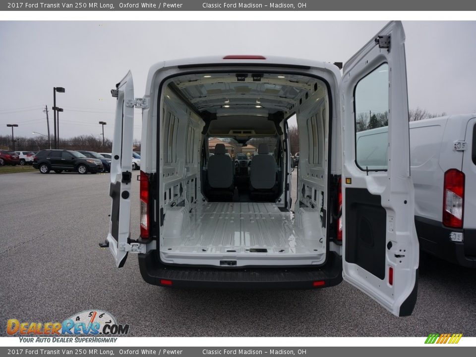 2017 Ford Transit Van 250 MR Long Oxford White / Pewter Photo #4