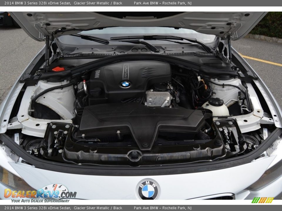 2014 BMW 3 Series 328i xDrive Sedan Glacier Silver Metallic / Black Photo #30