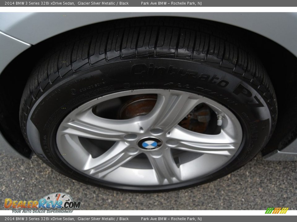 2014 BMW 3 Series 328i xDrive Sedan Glacier Silver Metallic / Black Photo #33