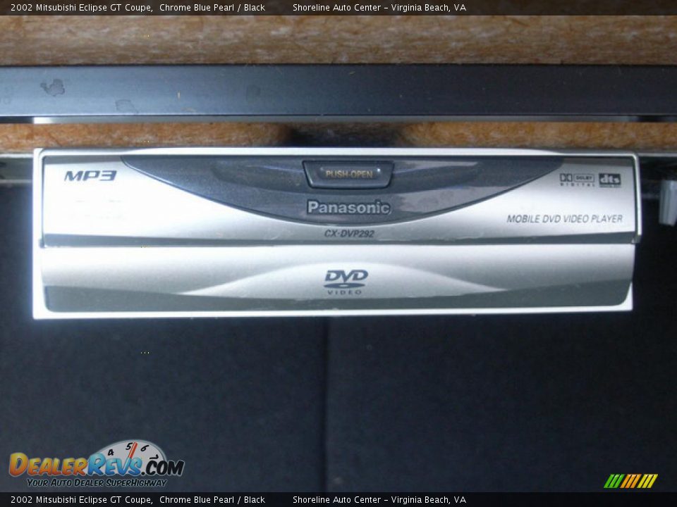 2002 Mitsubishi Eclipse GT Coupe Chrome Blue Pearl / Black Photo #20