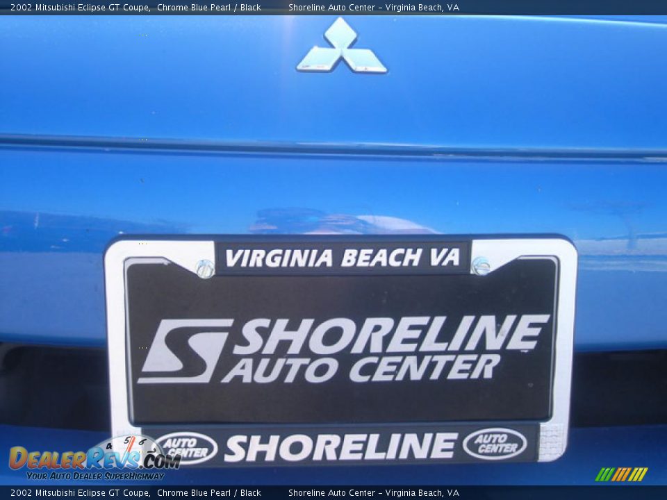 2002 Mitsubishi Eclipse GT Coupe Chrome Blue Pearl / Black Photo #21