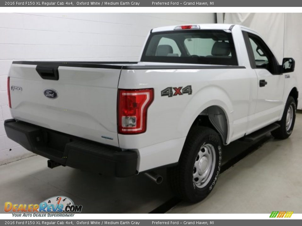 2016 Ford F150 XL Regular Cab 4x4 Oxford White / Medium Earth Gray Photo #5