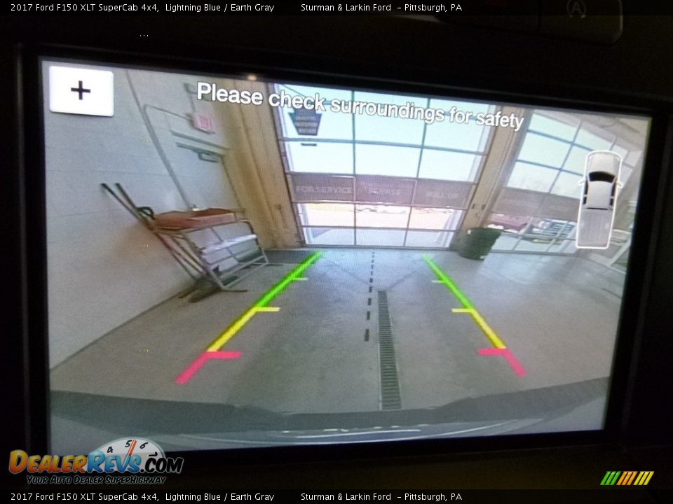 2017 Ford F150 XLT SuperCab 4x4 Lightning Blue / Earth Gray Photo #14